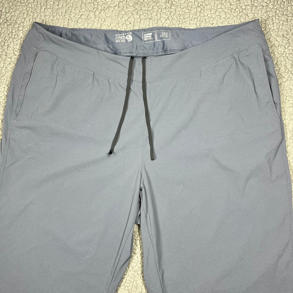 Mountain Hardwear Dynama/2 Ankle Pants Womens 1X Blue Grey Hiking OW8003 Stretch - Picture 2 of 12